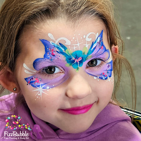 Butterfly-Purple-face-paint-face-paint-1