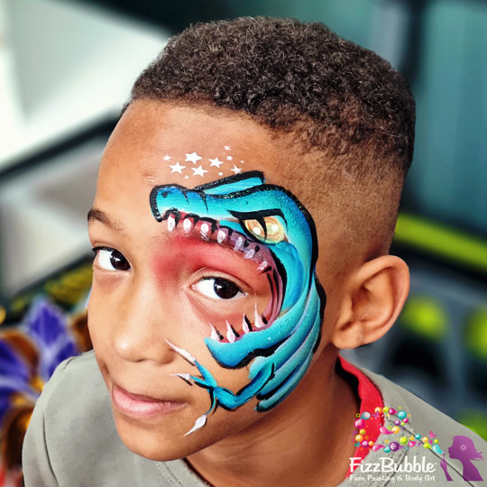 Dinosaur-face-paint-1