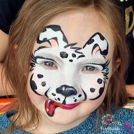 Dog-Dalmation-face-paint-1