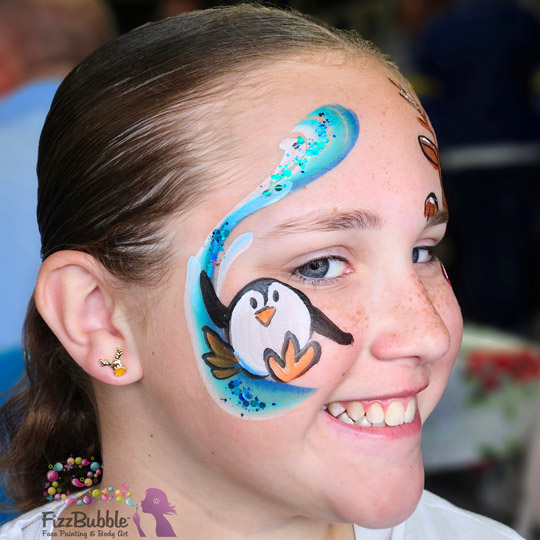 Penguin-face-paint-1