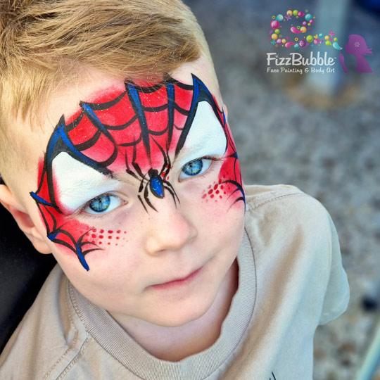 Superhero-Spiderman-face-paint-1