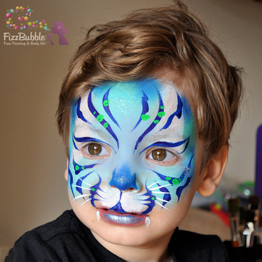 Tiger-Blue-face-paint-1
