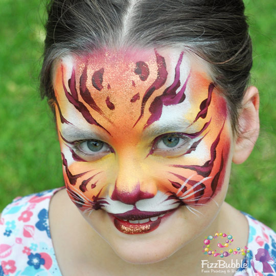 Tiger-Orange-face-paint-1
