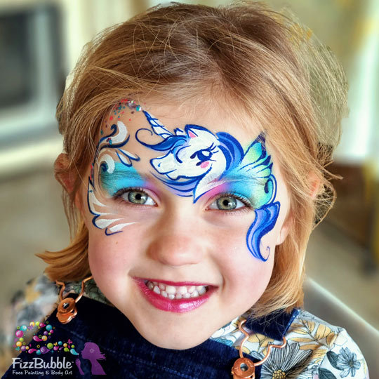 Unicorn-Blue-face-paint-1